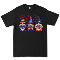 Black 4th Of July gnomies with stars Premium Tee - HowdyJamesFarm