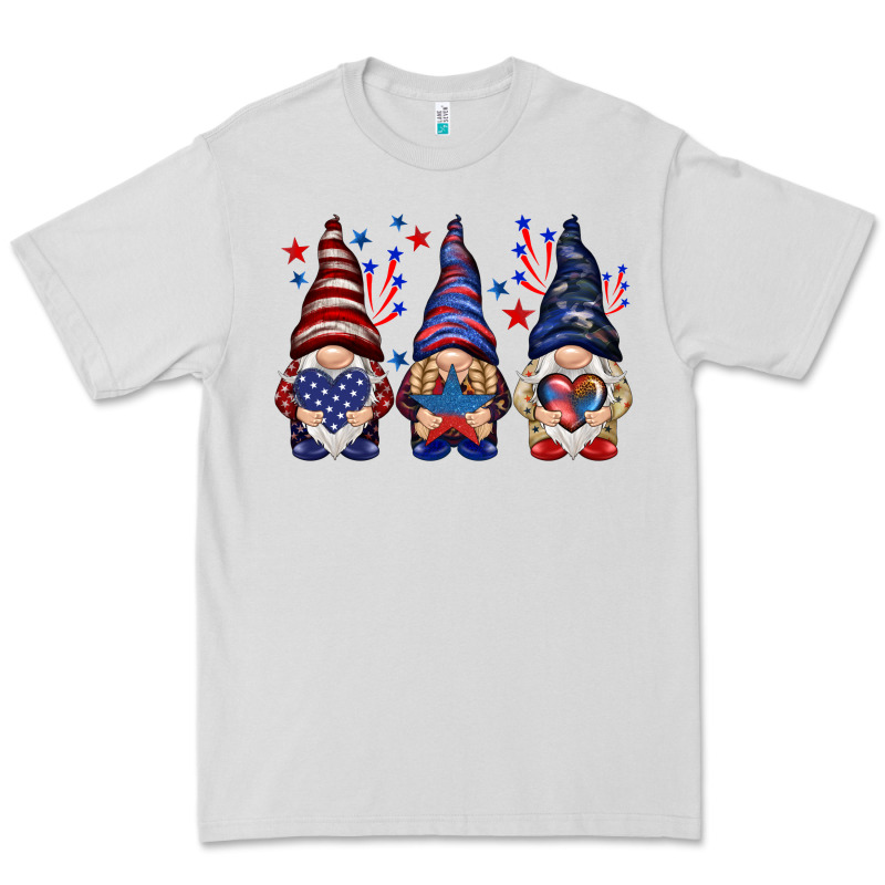 4th Of July Gnomies With Stars Premium Tee by HowdyJamesFarm | Teevron