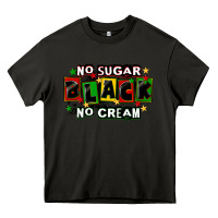 Asphalt no sugar no cream black Heavy Core Tee - CowGirlArtShop