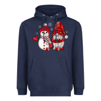 Navy snowman gnome Heavyweight Hoodie - JahusDesignShop