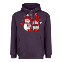 Plum snowman gnome Heavyweight Hoodie - JahusDesignShop