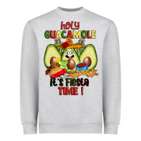 Heather Grey holy guacamole its fiesta time Heavyweight Sweatshirt - JahusDesignShop