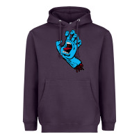 Plum santacruz screaming hand Heavyweight Hoodie - artisFamous
