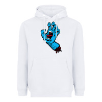 White santacruz screaming hand Heavyweight Hoodie - artisFamous