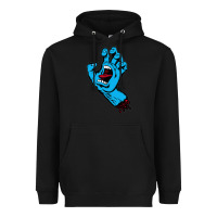 Black santacruz screaming hand Heavyweight Hoodie - artisFamous
