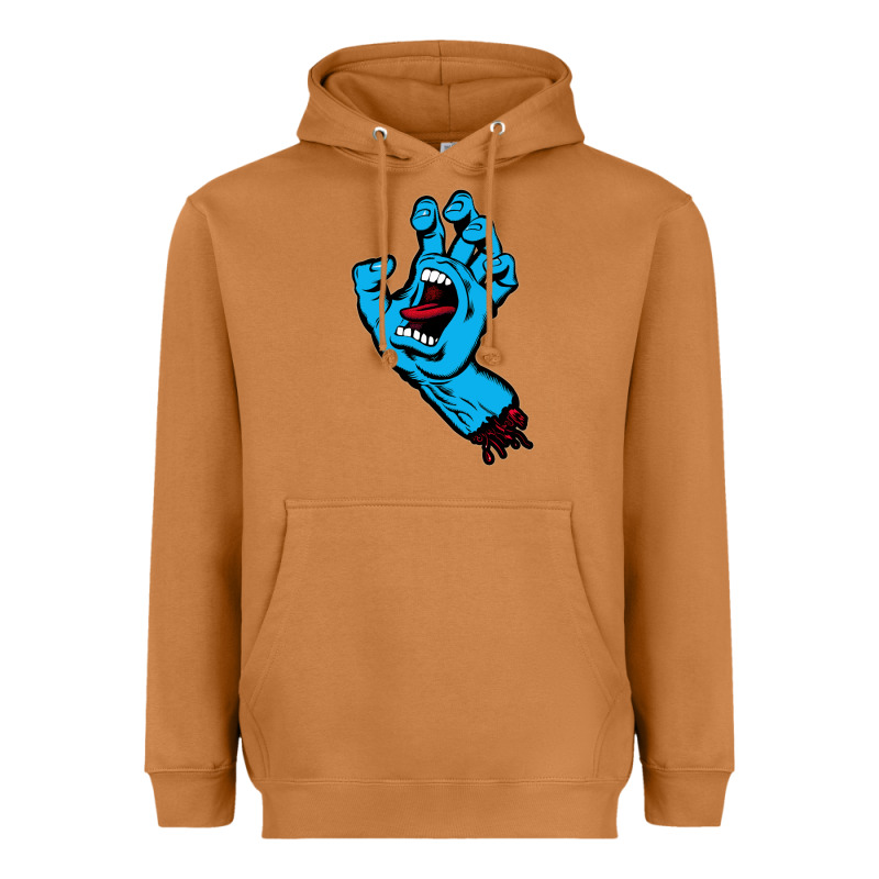 Santacruz Screaming Hand Heavyweight Hoodie by artisFamous | Teevron