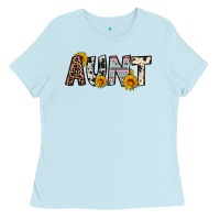 Baby Blue aunt Ladies Tee - OliviaCreatesArt