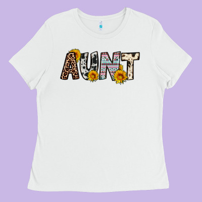 Aunt Ladies Tee Designed By Oliviacreatesart