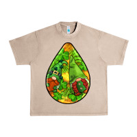 French Oak st.patrick's teardrop earrings Urban Heavy Tee - FaDigitalArtStudio
