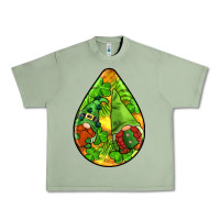 Oil Green st.patrick's teardrop earrings Urban Heavy Tee - FaDigitalArtStudio