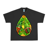 Pigment Black st.patrick's teardrop earrings Urban Heavy Tee - FaDigitalArtStudio