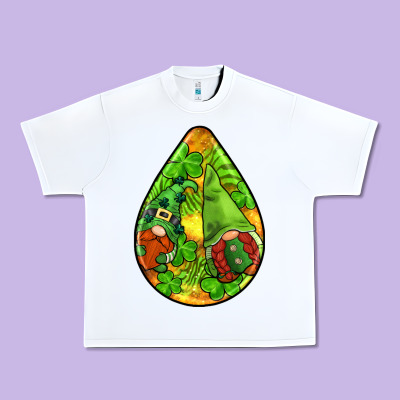 St.patrick's Teardrop Earrings Urban Heavy Tee Designed By Fadigitalartstudio
