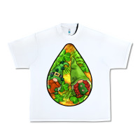 White st.patrick's teardrop earrings Urban Heavy Tee - FaDigitalArtStudio