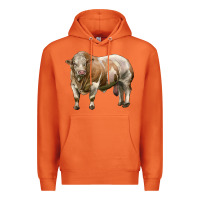 Carrot simmental bull Premium Hoodie - LillyAllenDesigns