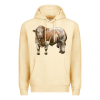 Pina Colada simmental bull Premium Hoodie - LillyAllenDesigns