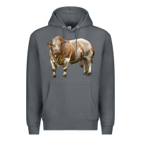 Rock simmental bull Premium Hoodie - LillyAllenDesigns