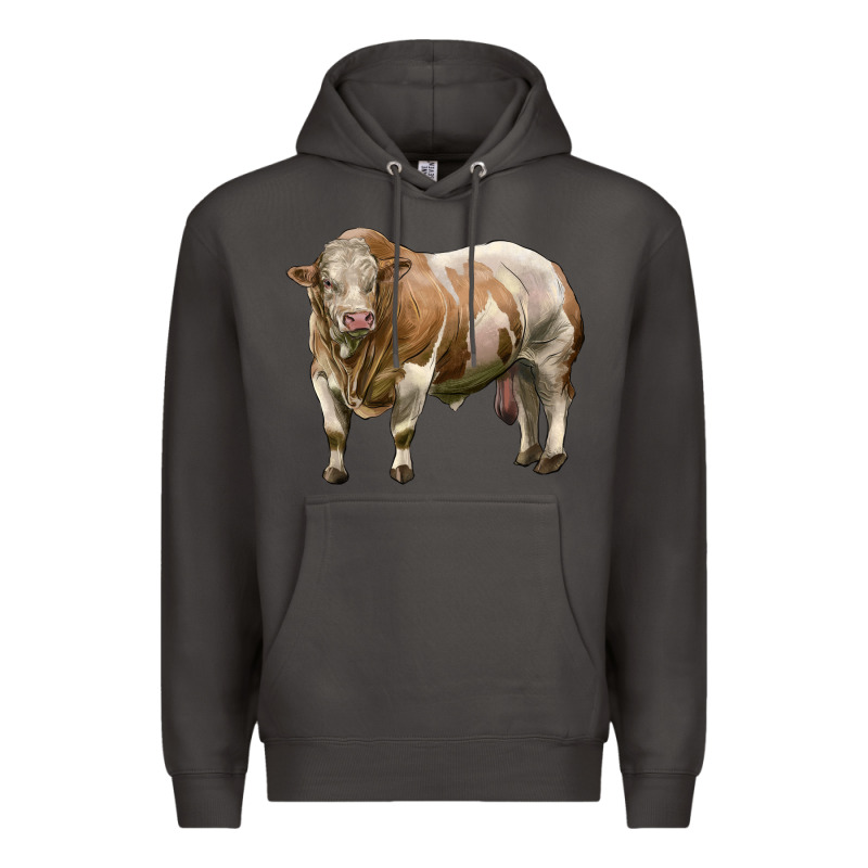 Simmental Bull Premium Hoodie by LillyAllenDesigns | Teevron