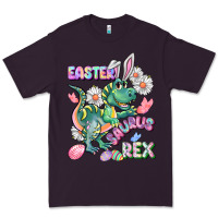 Plum Easter Saurus Rex Easter Day Premium Tee - CowGirlArtShop