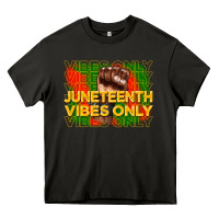 Asphalt juneteenth vibes only Heavy Core Tee - CowGirlArtShop