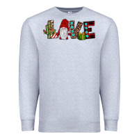 Heather Grey love gnome Premium Sweatshirt - JahusDesignShop