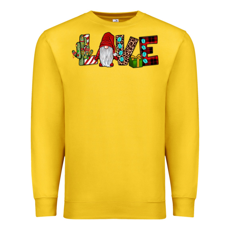 Love Gnome Premium Sweatshirt by JahusDesignShop | Teevron