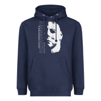 Navy halloween michael myers Heavyweight Hoodie - artisFamous