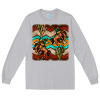 Moon Dust native american aztec seamless pattern 5 Long Sleeve Tee - BundleAndBundleShop