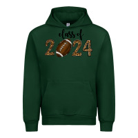 Forest Green class of 2024 american football Urban Hoodie - RanaPortraitStore