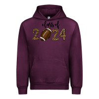 Mauve Wine class of 2024 american football Urban Hoodie - RanaPortraitStore