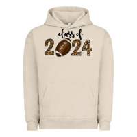 Pigment French Oak class of 2024 american football Urban Hoodie - RanaPortraitStore