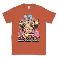 Copper Happy Easter Day cow Classic Tee - HowdyJamesFarm