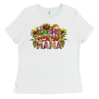 White Nacho average mama Ladies Tee - FaDigitalArtStudio