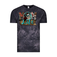 Cloud Black Mom life skull Mother's Day Vintage Tee - FaDigitalArtStudio