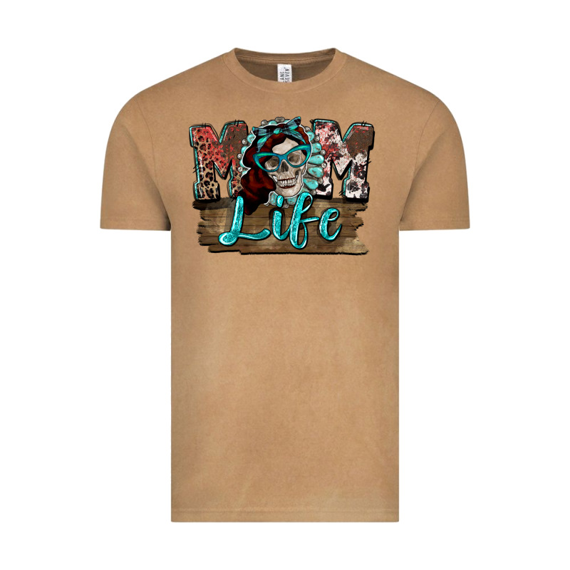 Mom Life Skull Mother's Day Vintage Tee by FaDigitalArtStudio | Teevron
