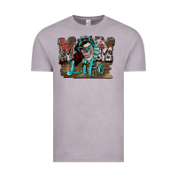 Vintage Zinc Mom life skull Mother's Day Vintage Tee - FaDigitalArtStudio