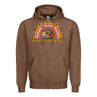 Chestnut back to school rainbow hello second grade Zipper Hoodie - AdoDesignShop