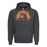 Smoke back to school rainbow hello second grade Zipper Hoodie - AdoDesignShop