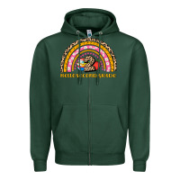Back To School Rainbow Hello Second Grade Zipper Hoodie | Teevron