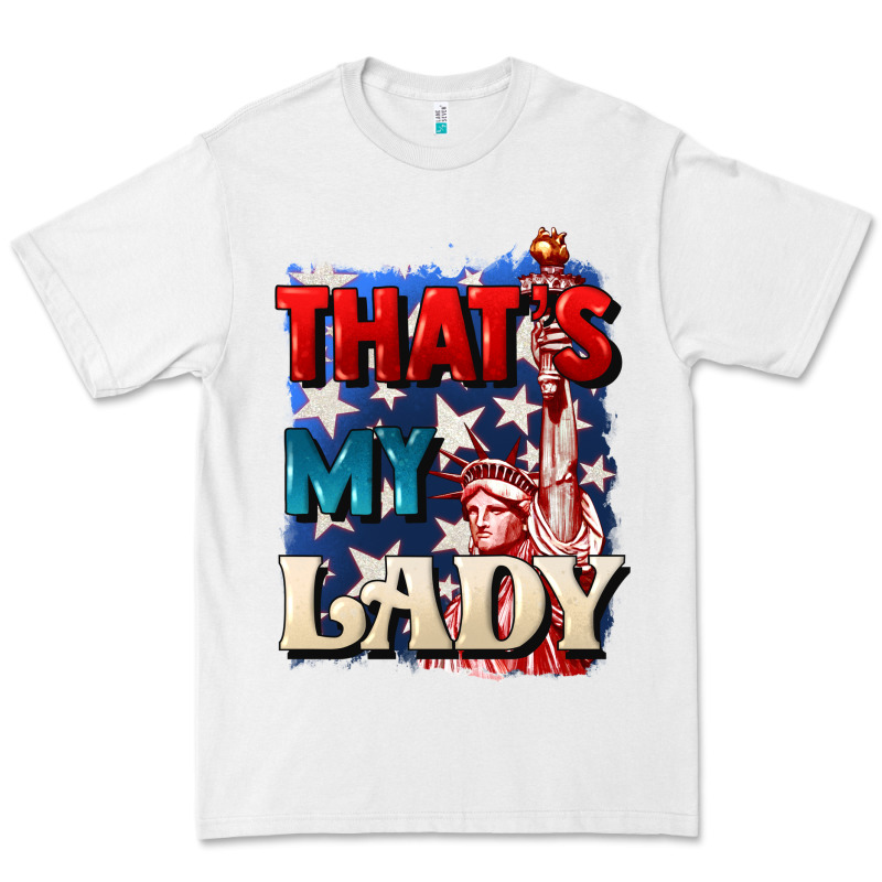 Thats My Lady 4th Of July Premium Tee by CowGirlArtShop | Teevron