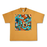 Peanut Butter coffee and barista gnomes with glitter seamless pattern bbs Urban Heavy Tee - BundleAndBundleShop
