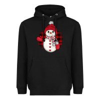 Black snowman christmas Heavyweight Hoodie - JahusDesignShop