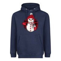 Navy snowman christmas Heavyweight Hoodie - JahusDesignShop