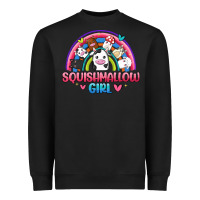 Black squishmallow girl Heavyweight Sweatshirt - JahusDesignShop