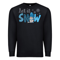 Black let it snow Premium Sweatshirt - JahusDesignShop