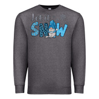 Charcoal Heather let it snow Premium Sweatshirt - JahusDesignShop