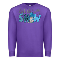 Purple let it snow Premium Sweatshirt - JahusDesignShop