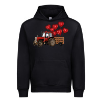 Black farm tractor Urban Hoodie - RanaPortraitStore