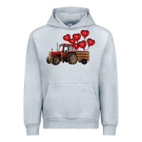 Heather Grey farm tractor Urban Hoodie - RanaPortraitStore