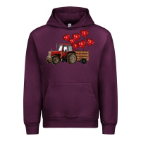 Mauve Wine farm tractor Urban Hoodie - RanaPortraitStore