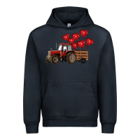Navy farm tractor Urban Hoodie - RanaPortraitStore